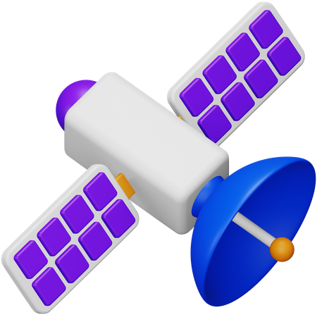 Satellit  3D Icon