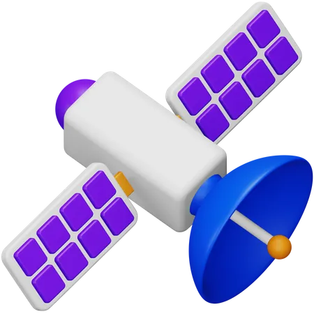 Satellit  3D Icon