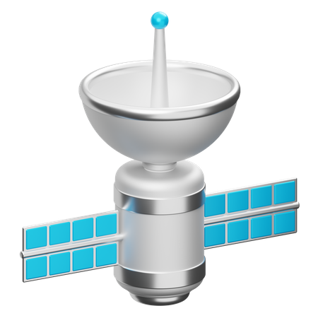 Satellit  3D Icon