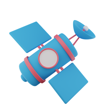 Satellit  3D Icon