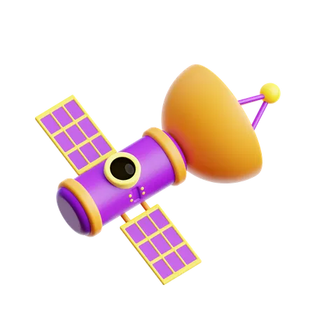 Satellit  3D Icon