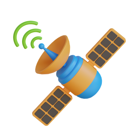 Satellit  3D Icon