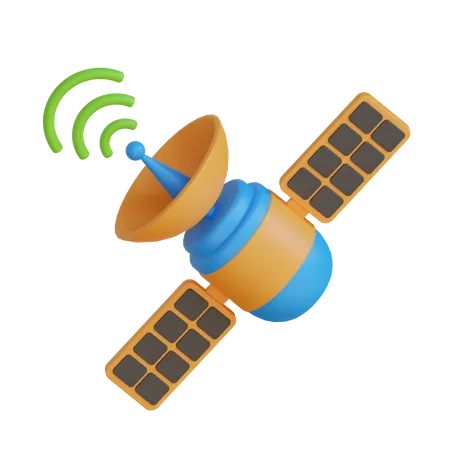 Satellit  3D Icon