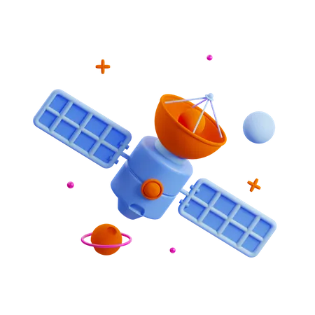 Satellit  3D Icon