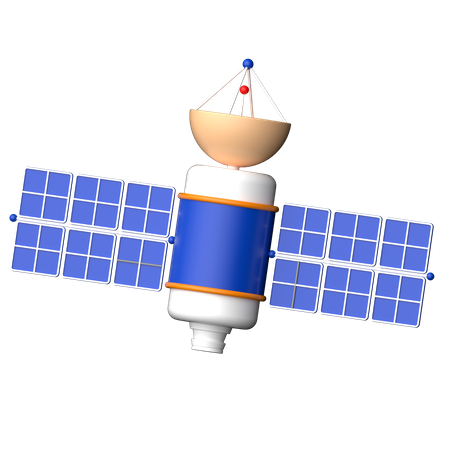 Satellit  3D Icon