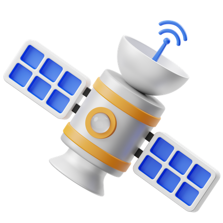 Satellit  3D Icon