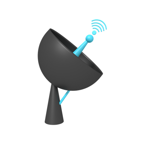 Satellit  3D Icon