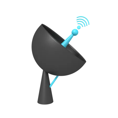 Satellit  3D Icon