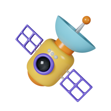 Satellit  3D Icon