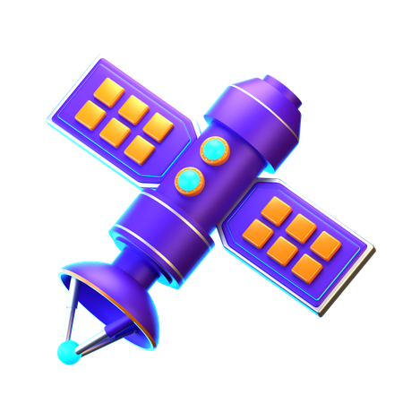 Satellite  3D Icon