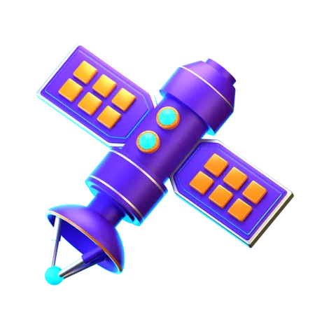 Satellite  3D Icon