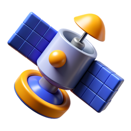 Satellite  3D Icon