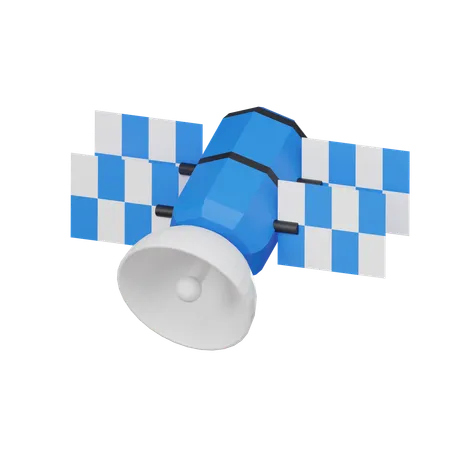 Satellite 3 D Icon 3D Icon