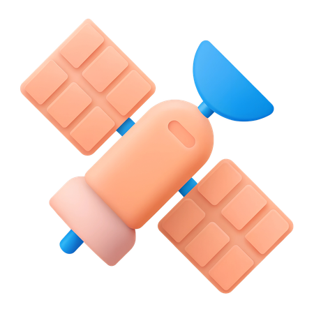 衛星  3D Icon