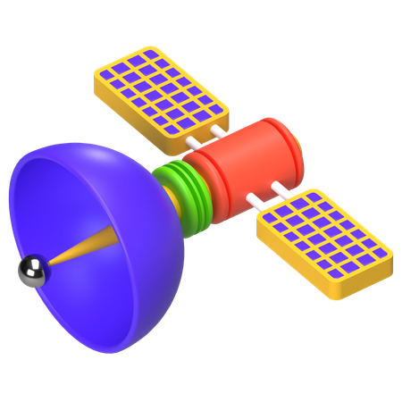 Satellite  3D Icon