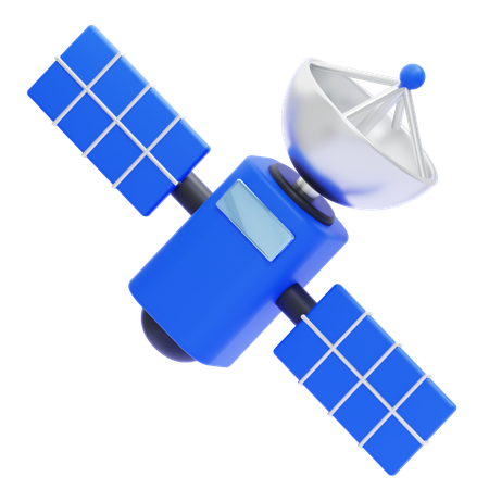 衛星  3D Icon