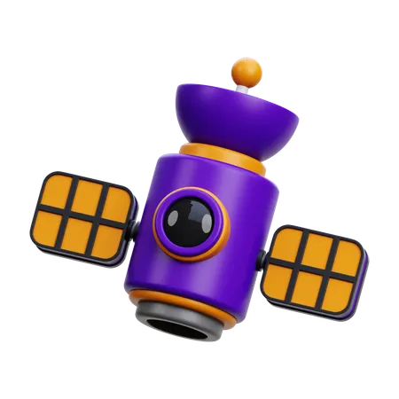 위성  3D Icon