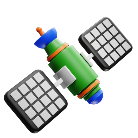衛星  3D Icon