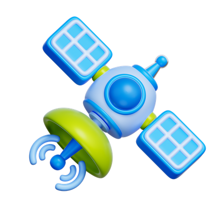 Satellite  3D Icon