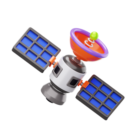 Satellite  3D Icon