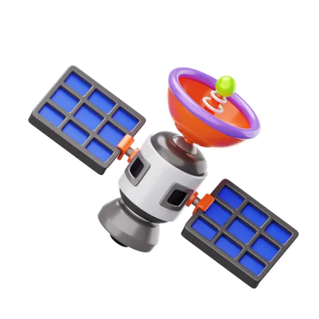 Satellite  3D Icon