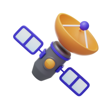 Satellite  3D Icon