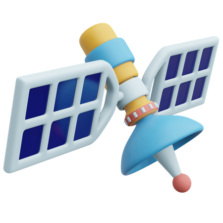 Satellite  3D Icon