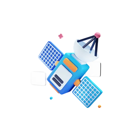 Satellite  3D Icon