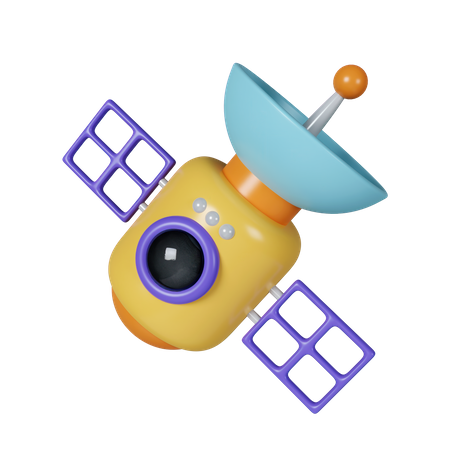 Satellite  3D Icon