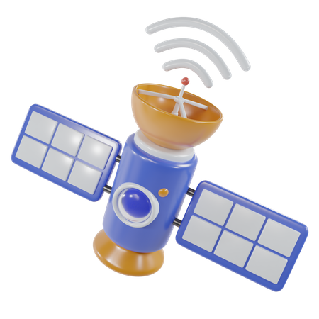 Satellite  3D Icon