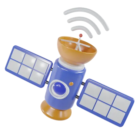 Satellite  3D Icon