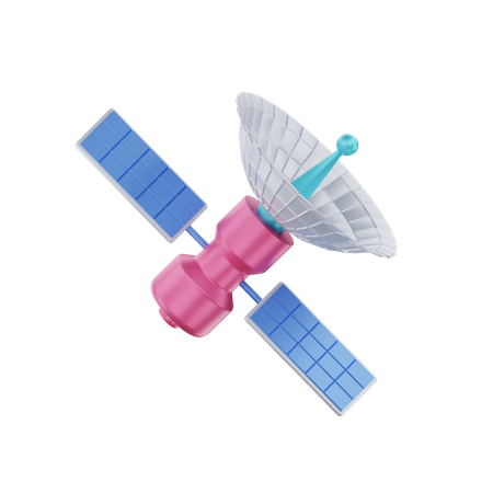 Satellite  3D Icon