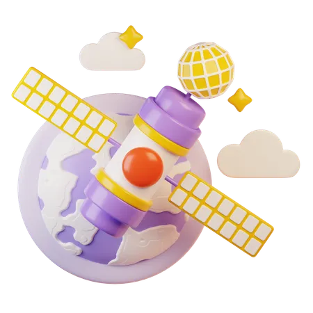 Satellite  3D Icon