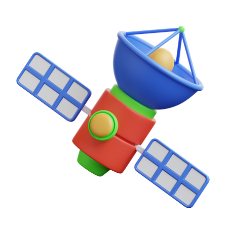 Satellite  3D Icon