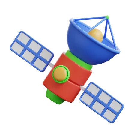 Satellite  3D Icon