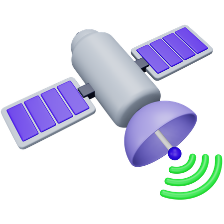 Satellite  3D Icon