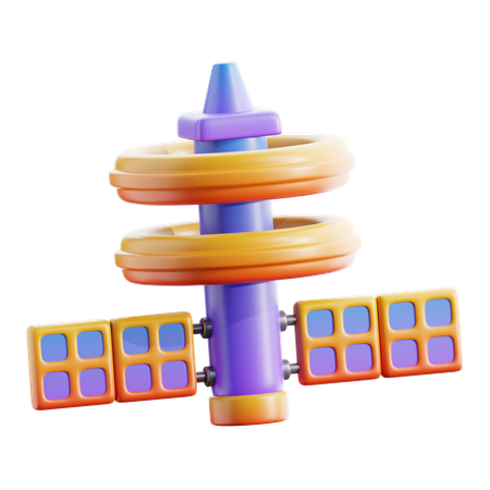 Satellite  3D Icon