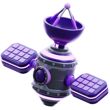 Satellite  3D Icon