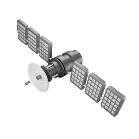 Satellite  3D Illustration