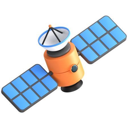 Satellite  3D Illustration