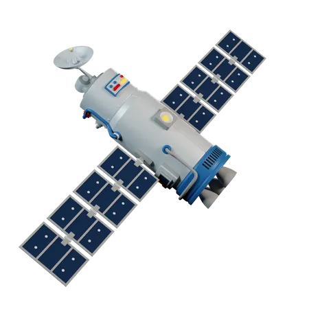 Satellite  3D Illustration