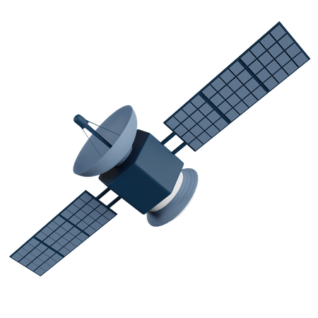 Satellite 3D Illustration