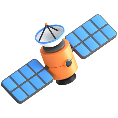Satellite  3D Illustration
