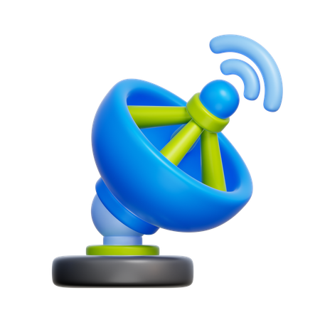 衛星放送受信アンテナ  3D Icon