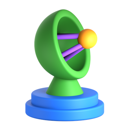 衛星放送受信アンテナ  3D Icon