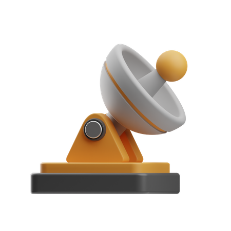 Satellite dish  3D Icon