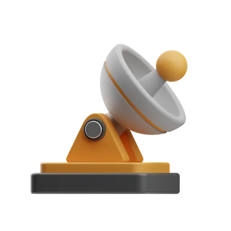 Satellite dish  3D Icon