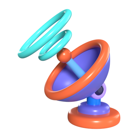 Satellite Dish  3D Icon