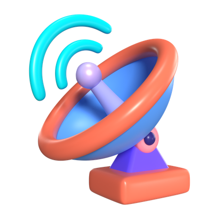 Satellite Dish  3D Icon