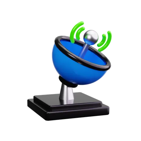 Satellite Dish  3D Icon